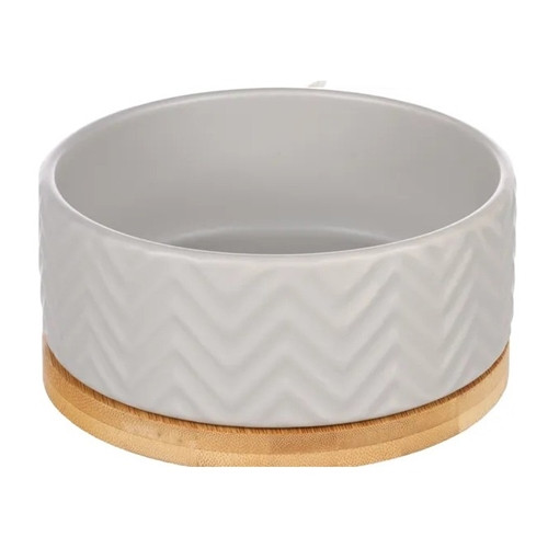 FEEDING AND DRINKING BOWL BIANCO ROUND