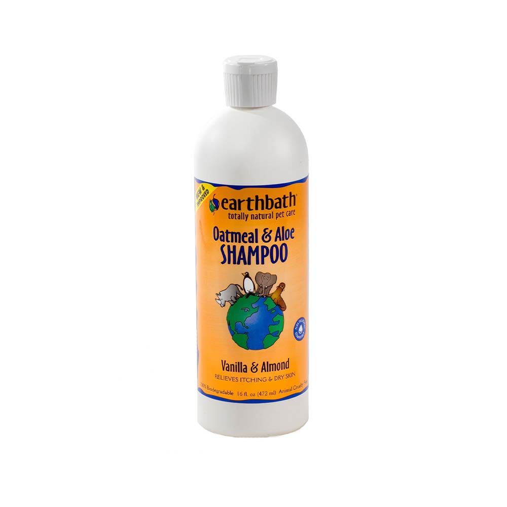 Earthbath Oatmeal & Aloe Shampoo Vanilla Almond Scent - 16 oz