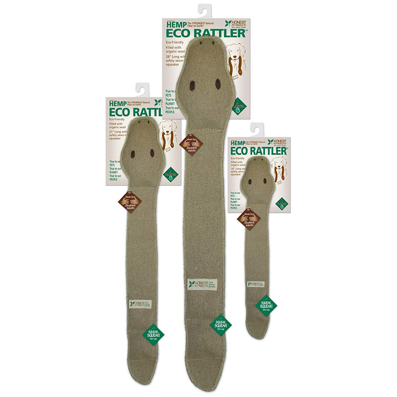 Honest Pets Eco Rattler Squeaker