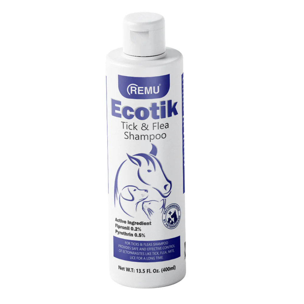 Remu Ecotik Tick & Flea Shampoo – Effective Parasite Control (400ml)