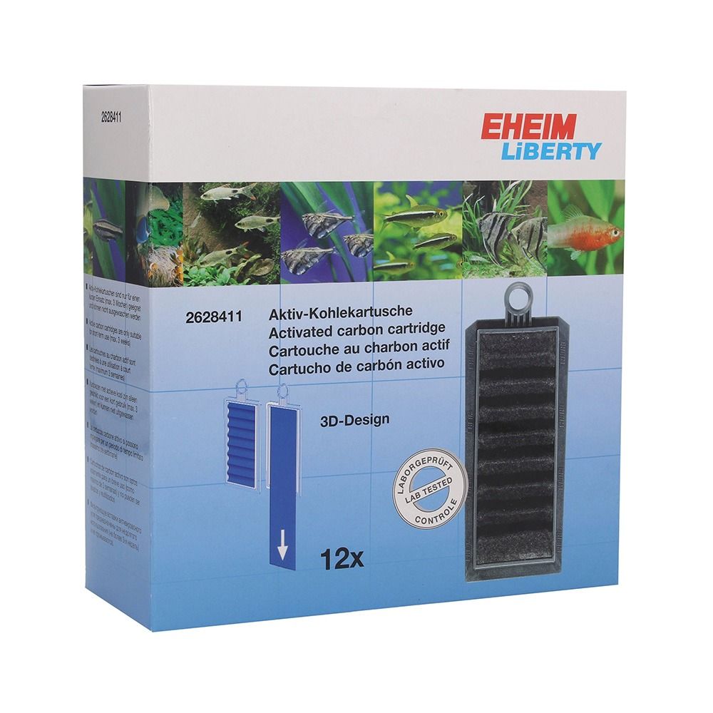 Eheim Liberty Activated Carbon Cartridge - Set of 12