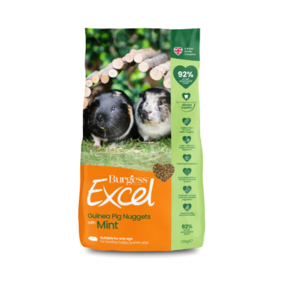 Burgess Excel Nuggets with Mint for Adult Guinea Pig - 3KG