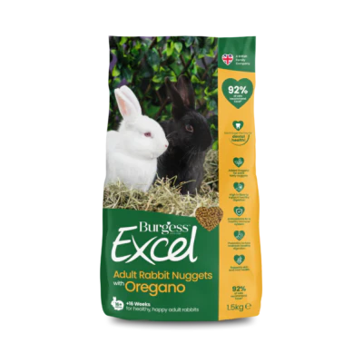 Burgess Excel Nuggets with Oregano for Adult Rabbit - 1.5KG