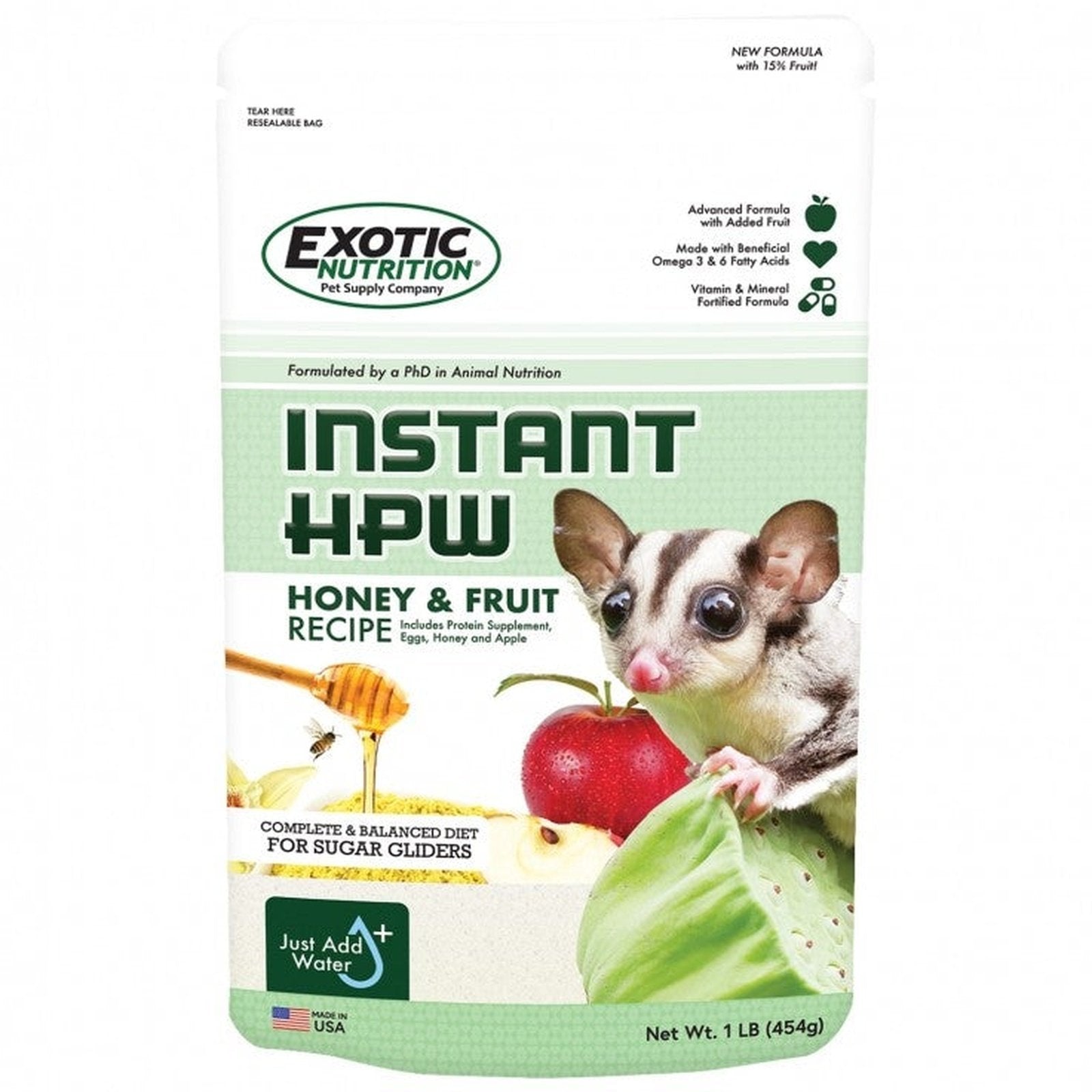 Exotic Nutrition Instant-HPW Honey & Fruit Recipe - 1lb
