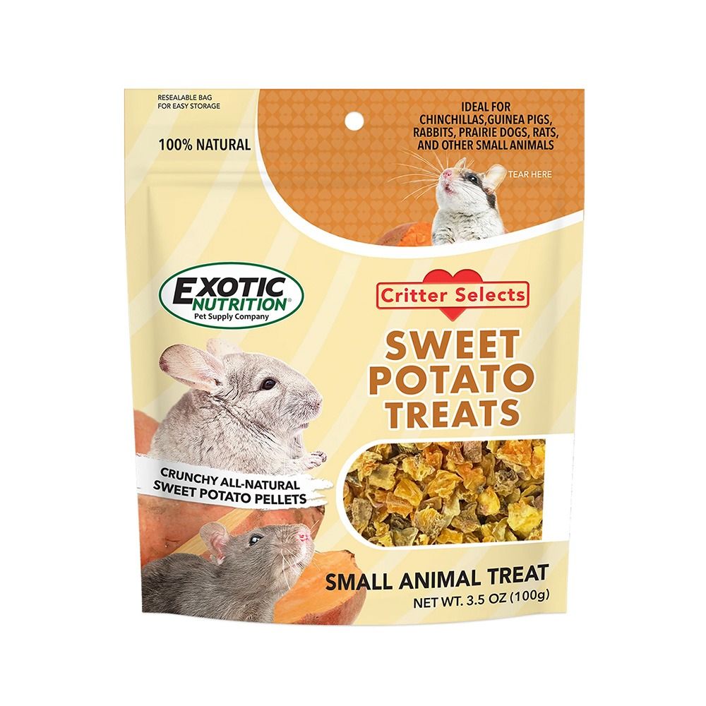 Exotic Nutrition Critter Selects Sweet Potato Small Animal Treat - 100 g