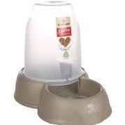 AUTOMATIC FOOD AND WATER DISPENSER ZENA TAUPE 1.6L (17.5x27x21CM)