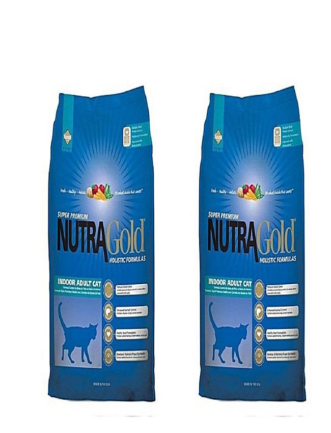 Nutra Gold Holistic Indoor Adult Dry Cat Food – 1 Kg 2 Pack