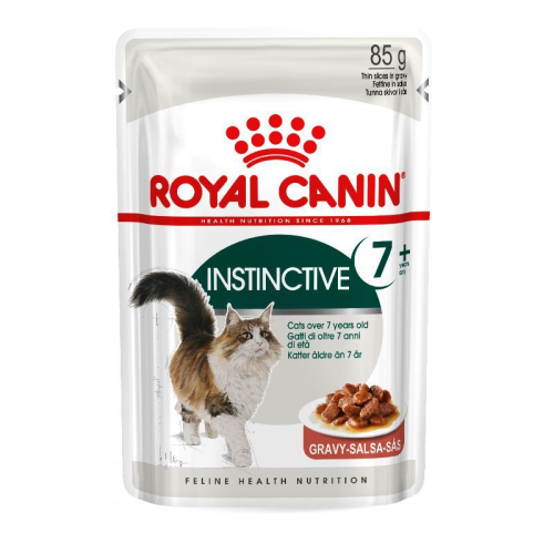 FELINE HEALTH NUTRITION INSTINCTIVE +7 GRAVY (WET FOOD - POUCHES)1x85GR