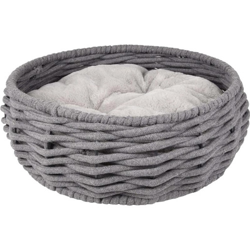 Basket Zinzi Round Grey 46x46x14cm