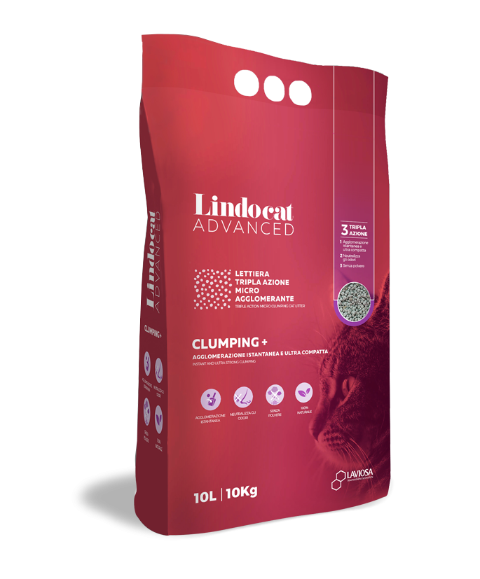 Natural Bentonite Lindocat Advanced Clumping + 10 L - Fragrance Free