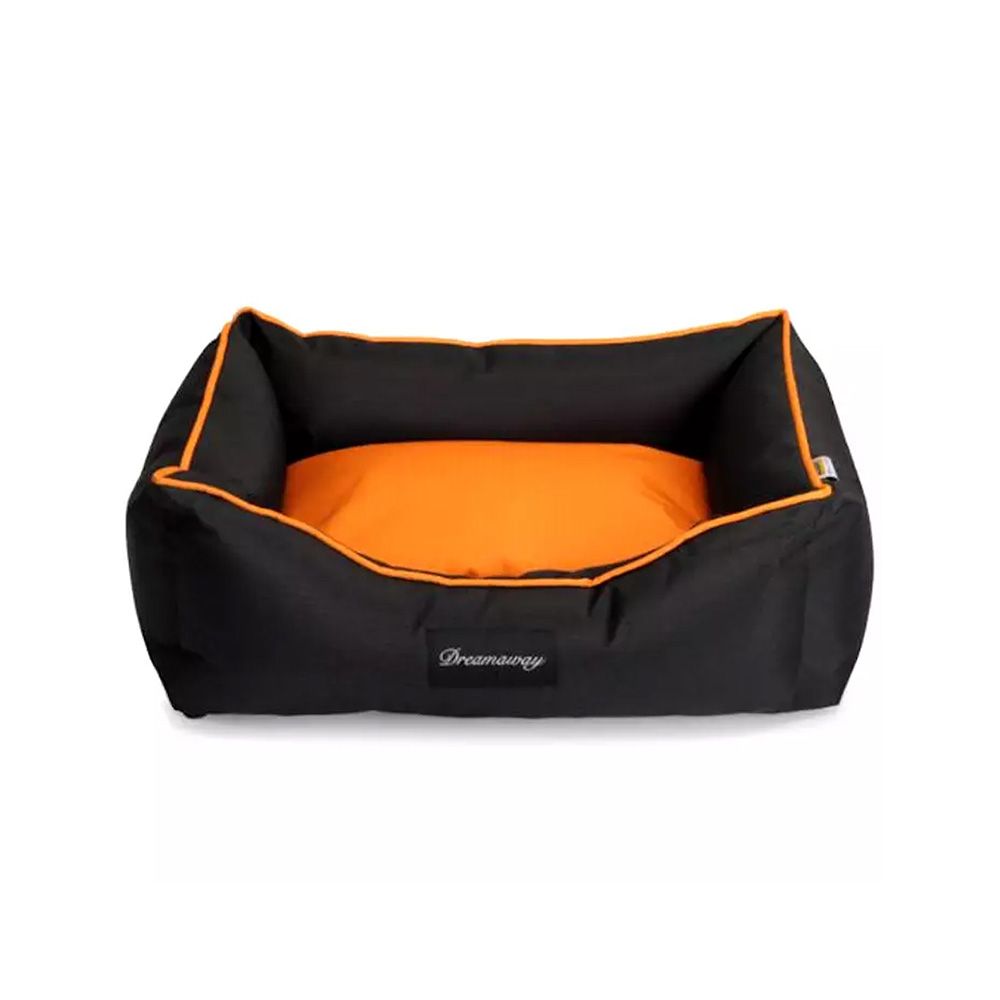 Fabotex Cuccia Dreamaway Soft Nero Dog Bed - 60L x 45W x 20H cm