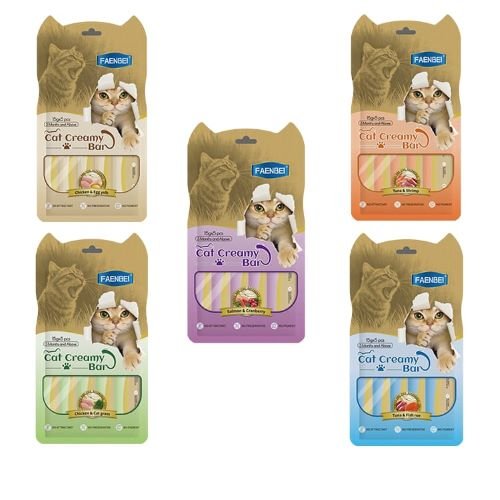Faenbei Cat Creamy Bar (15g X 5)