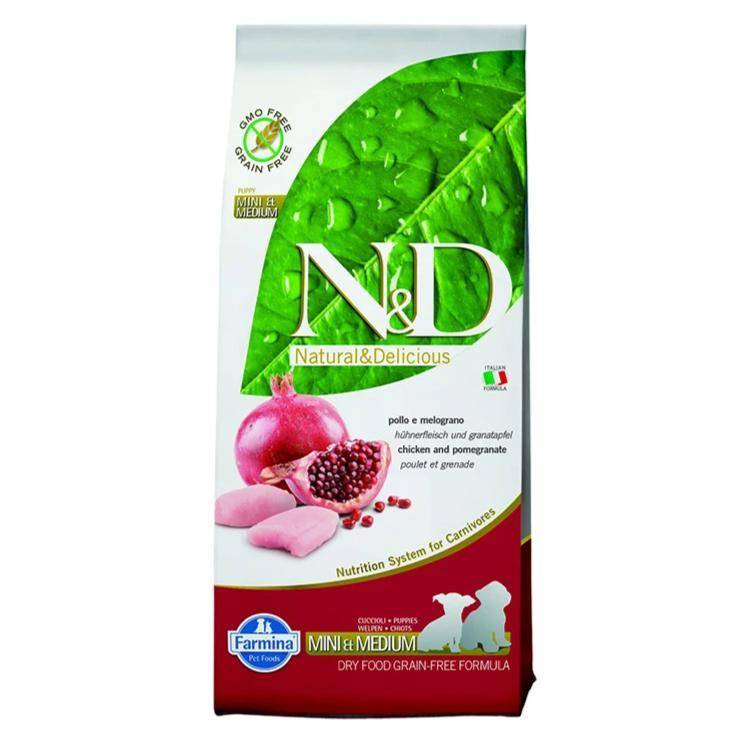 Farmina N&D Grain Free Puppy Canine Chicken & Pomegranate 12 KG