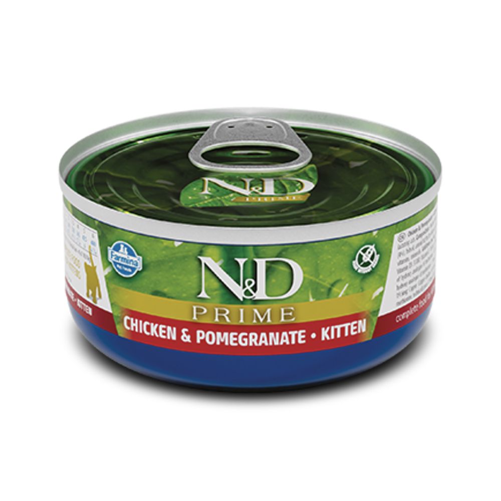 Farmina N&D Cat Prime Chicken & Pomegranate Kitten Wet Food - 70g