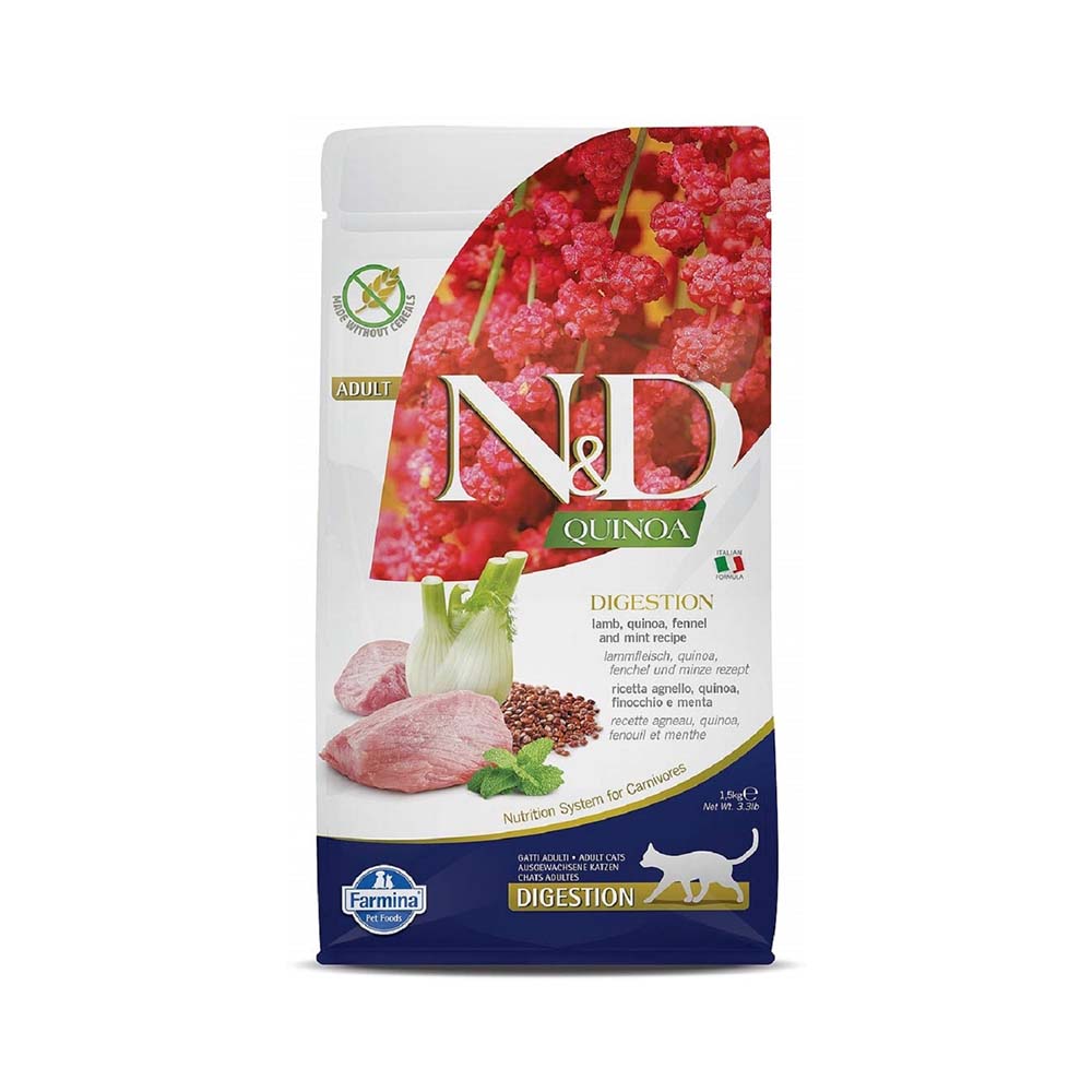 Farmina N&D Quinoa Cat DIGESTION Lamb Adult 1.5kg