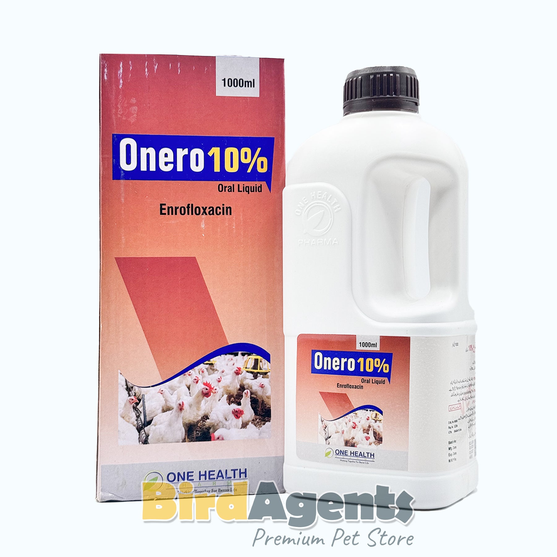 Onero 10% Enrofloxacin Oral Liquid - Broad Spectrum Antibiotic