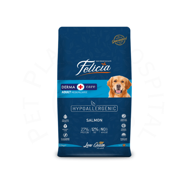 Felicia Adult Dog 3kg Salmon Derma Care