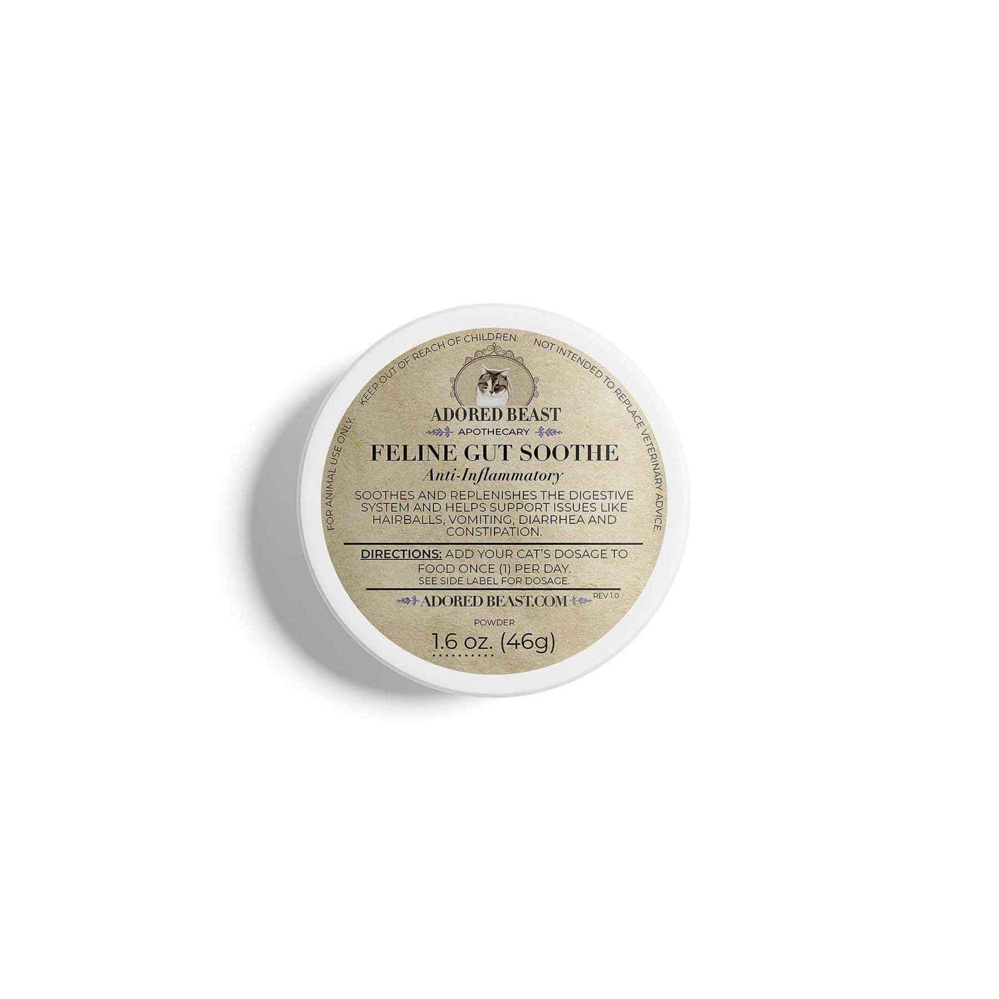 Feline Gut Soothe - Pre & Probiotics / Herbs