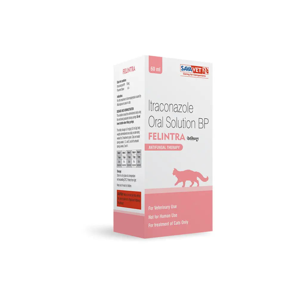 FELINTRA – Itraconazole Oral Solution for Cats 60 Ml