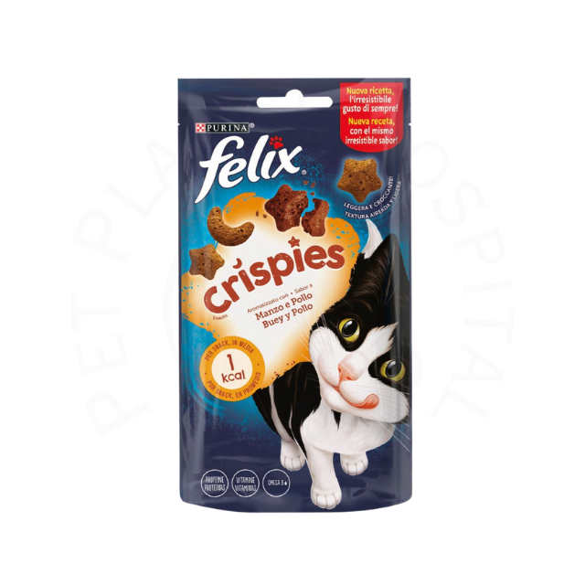 Felix Crispies Beef and Chicken for Cat