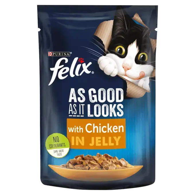 Felix As Good As it Looks Chicken in Jelly Wet Cat Food