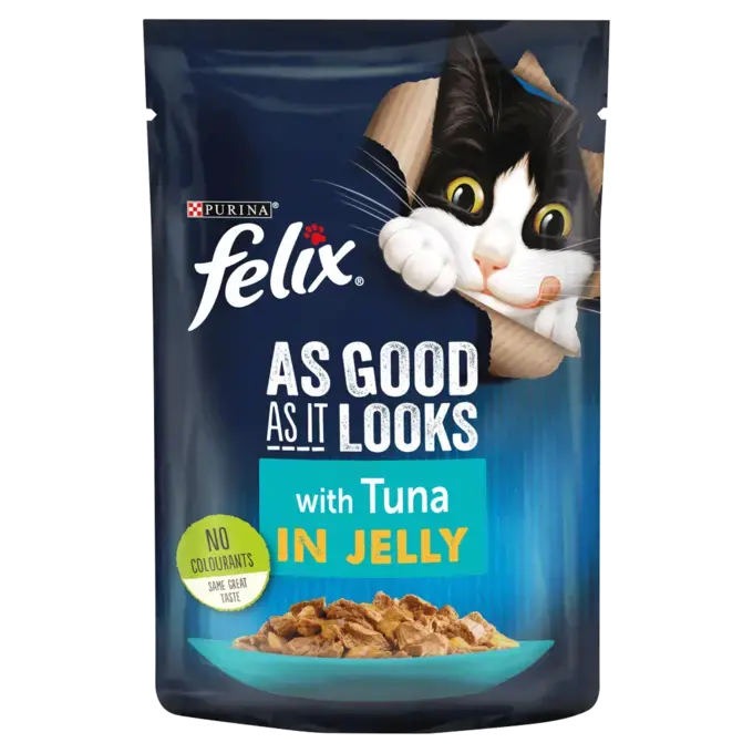 Felix As Good As it Looks Tuna in Jelly Wet Cat Food