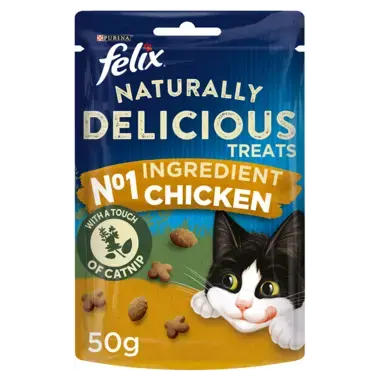 Felix Cat Treat with Delicious Chicken and Catnip