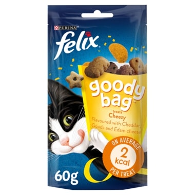 Felix Goody Bag Cat Treats Cheezy Mix