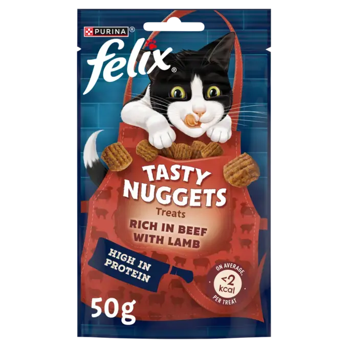 Felix Tasty Nuggets Beef Lamb Cat Treats