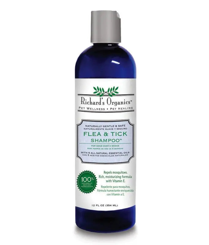 SYNERGY LABS RICHARD ORGAQNIC FLEA & TICK SHAMPOO DOG 354ML