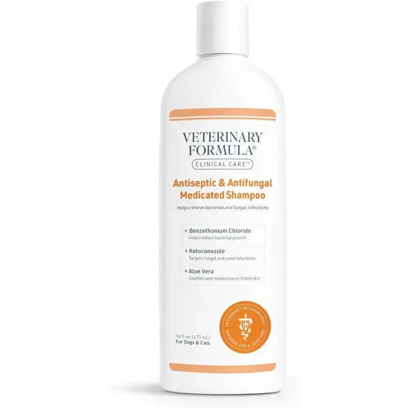 SYNERGY LABS VFCC ANTISEPTIC & ANTIFUNGAL MEDICIATED SHAMPOO FOR DOGS & CATS 473ML