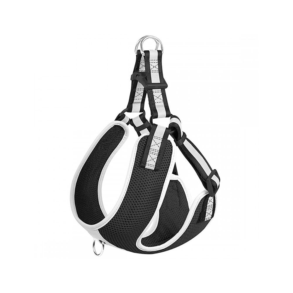 Fida Step-in Dog Harness Reflective - Black - Small
