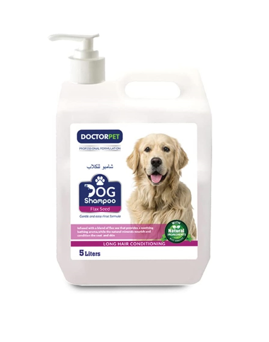 Doctor Pet Flax Seed Dog Shampoo 5L