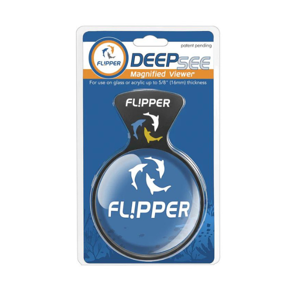 Flipper Deepsee Magnified Magnetic Aquarium Viewer 4inches