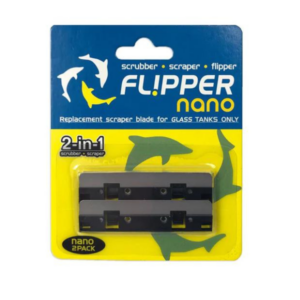Flipper Nano Aquarium Cleaner Stainless Steel Replacement Blades ? 2 pk