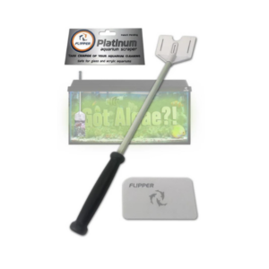Flipper Platinum Aquarium Hand Scraper for Glass and Acrylic Tanks