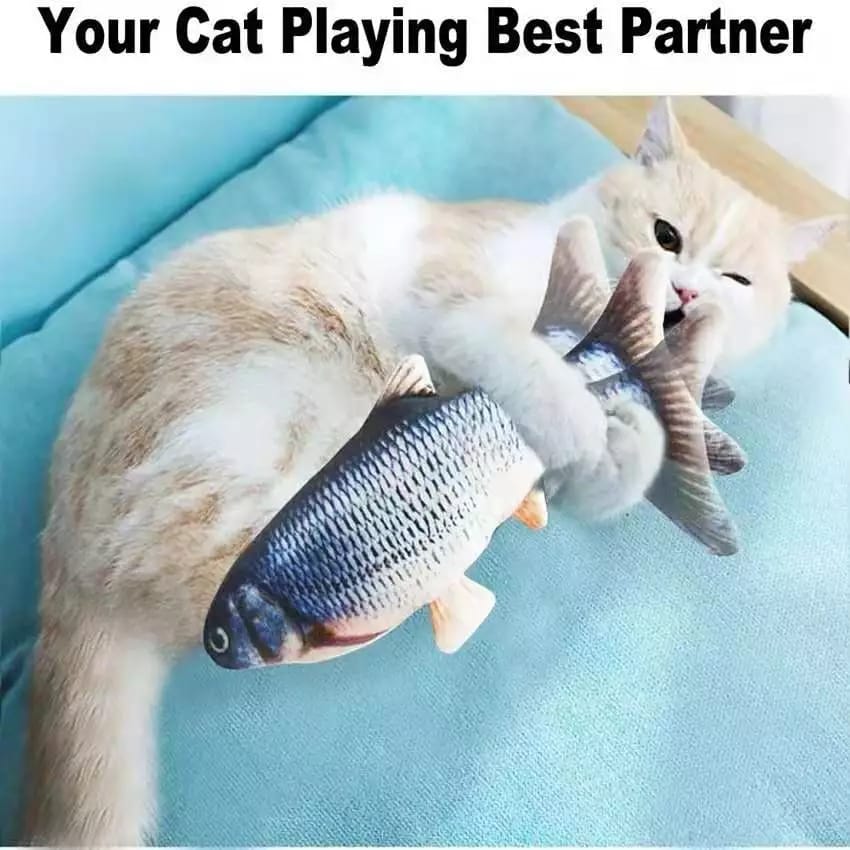Interactive Electric Fish Toy For Cat