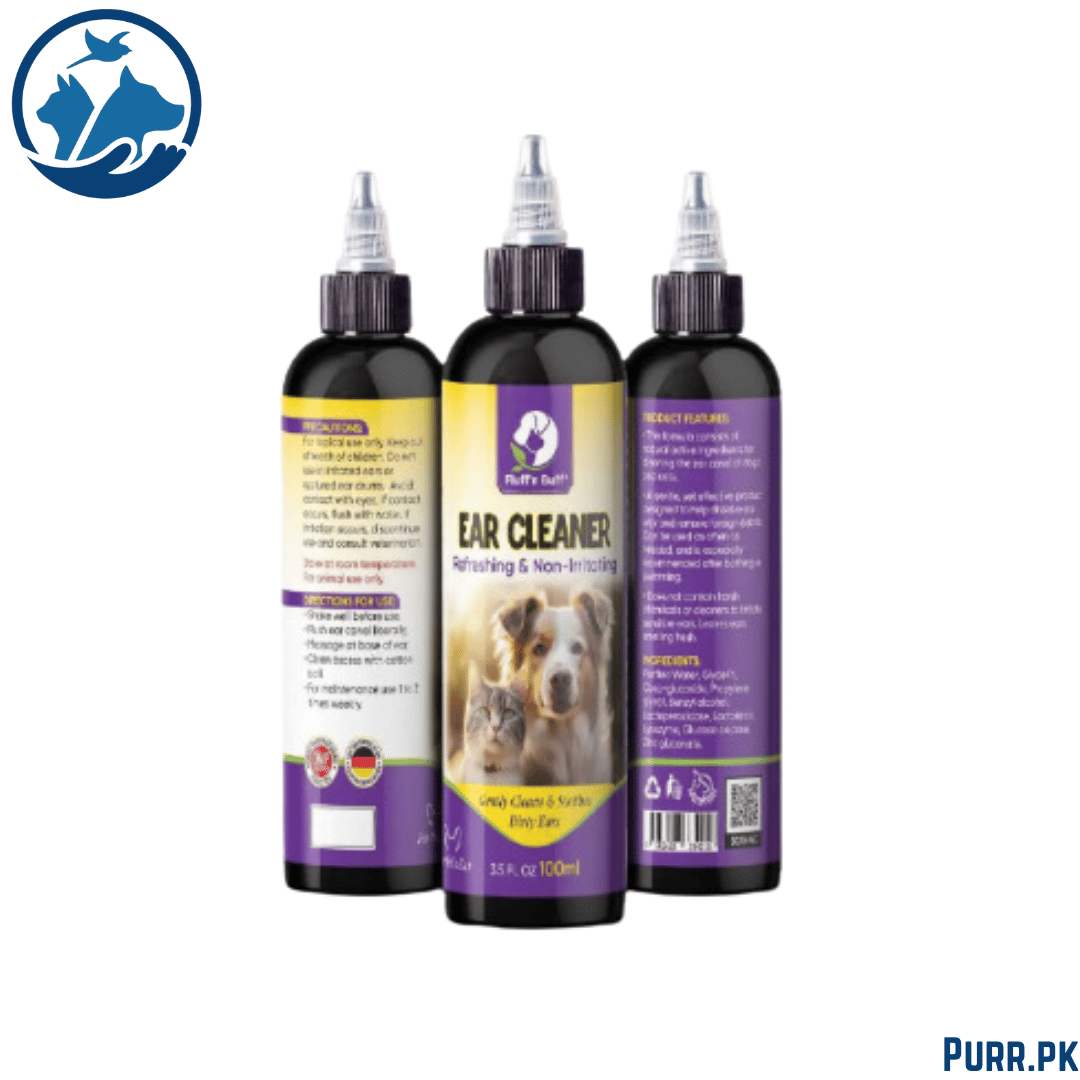 Fluff n Buff Ear Cleaner For Cats and Dogs – 100 ml