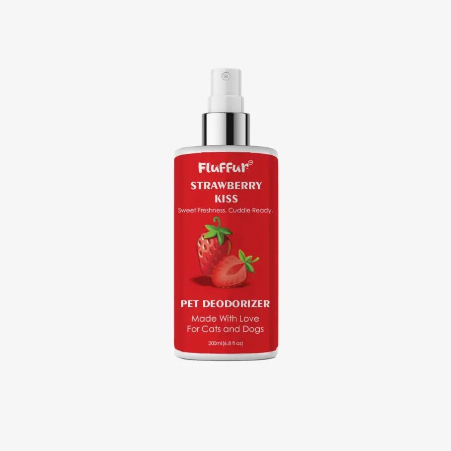 Fluffur Pet Deodorizing Spray for Cats & Dogs – Strawberry 200ml