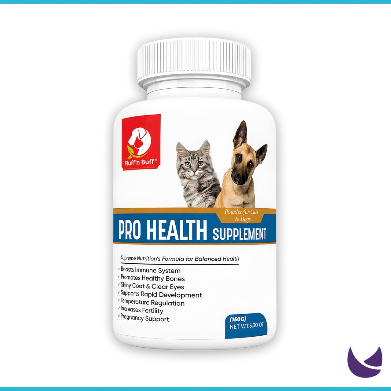 Fluff’n Buff Pro Health for Cats & Dogs 150gm