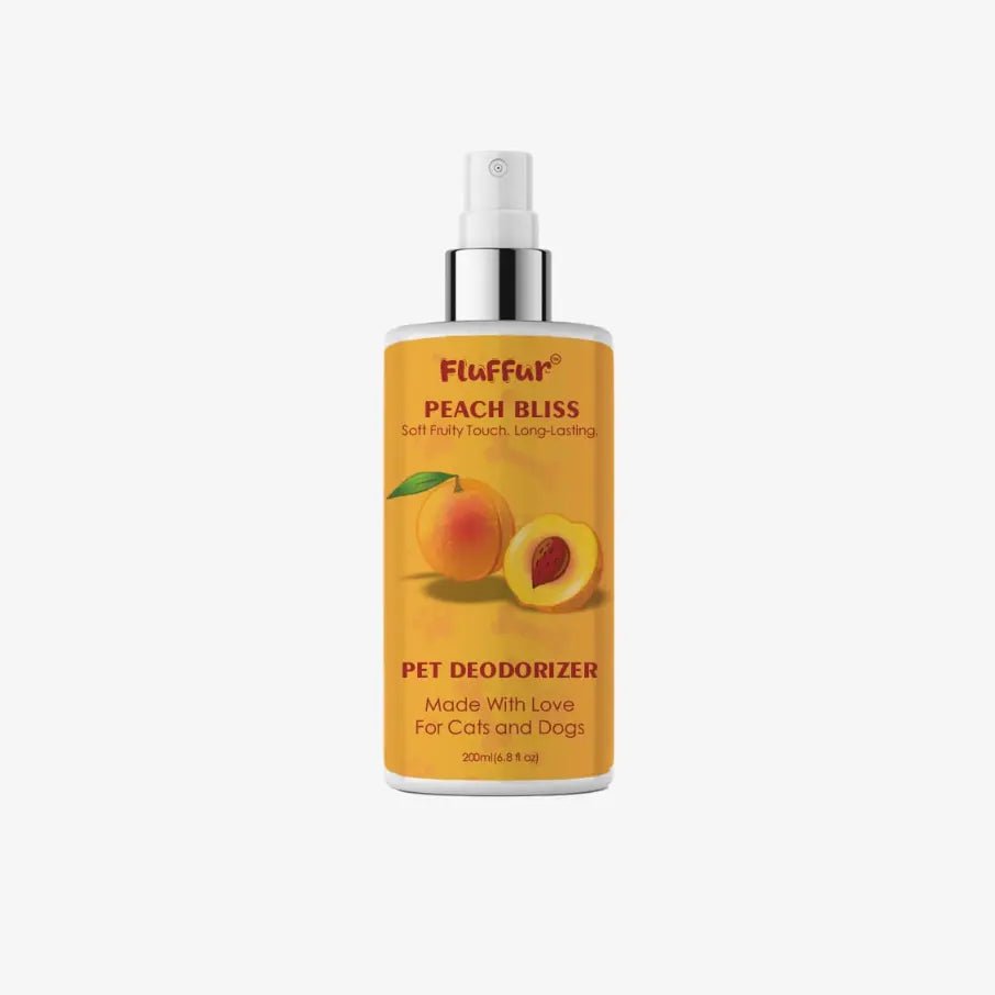 Fluffur Pet Deodorizing Spray for Cats & Dogs – Peach 200ml