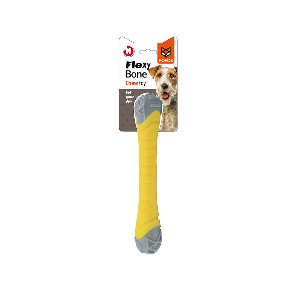 Fofos Flexy Bone Dog Chew Toy - Large