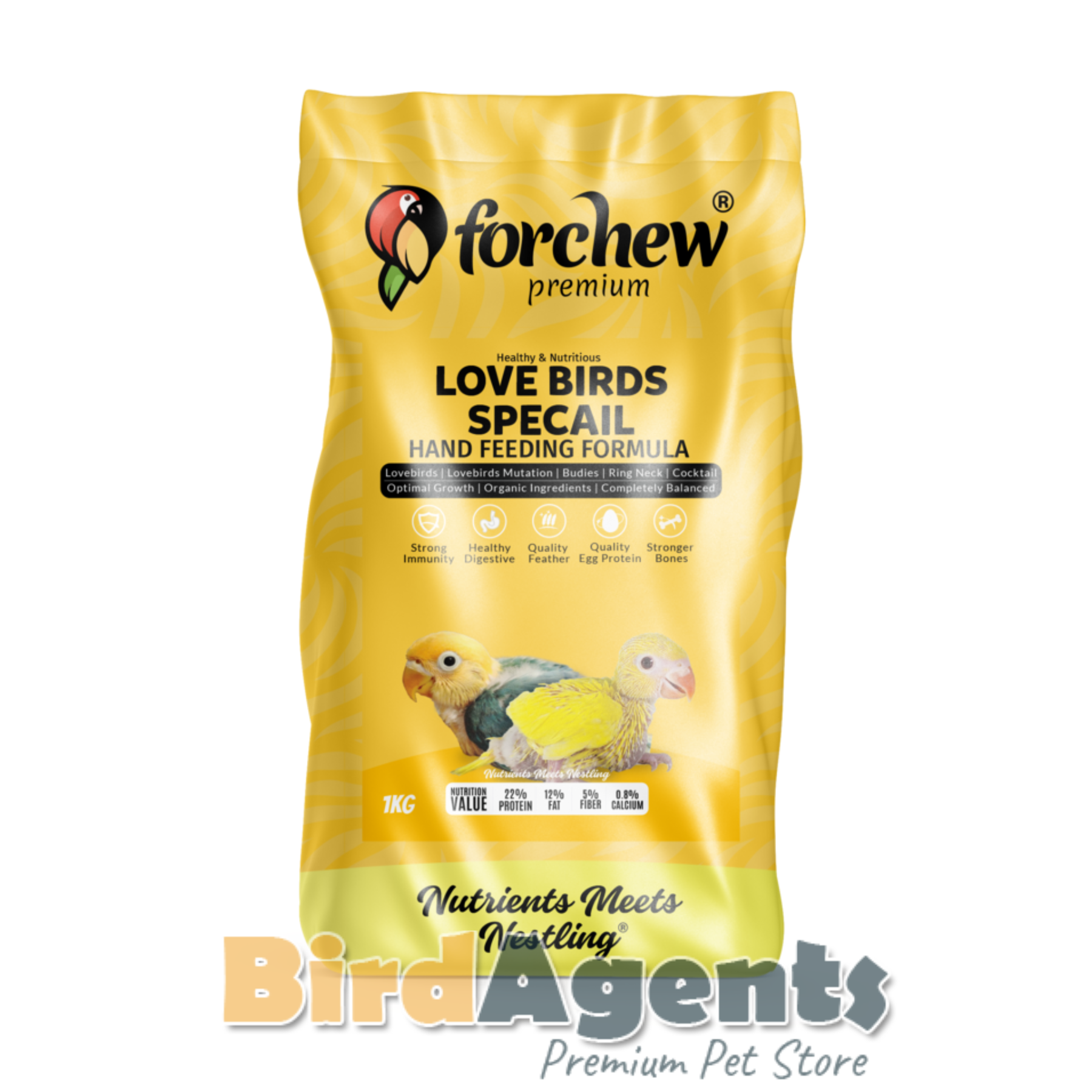 Forchew Love Birds Special - Hand Feeding Formula