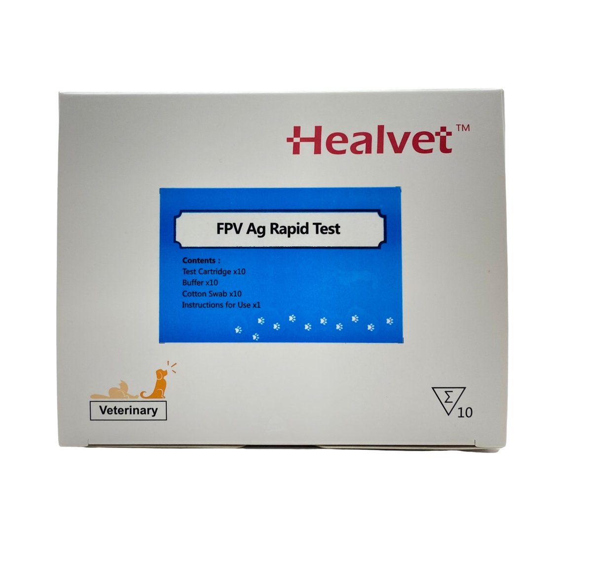 FPV Ag Rapid Test Healvet - Rapid test for Parvo 1 Tests
