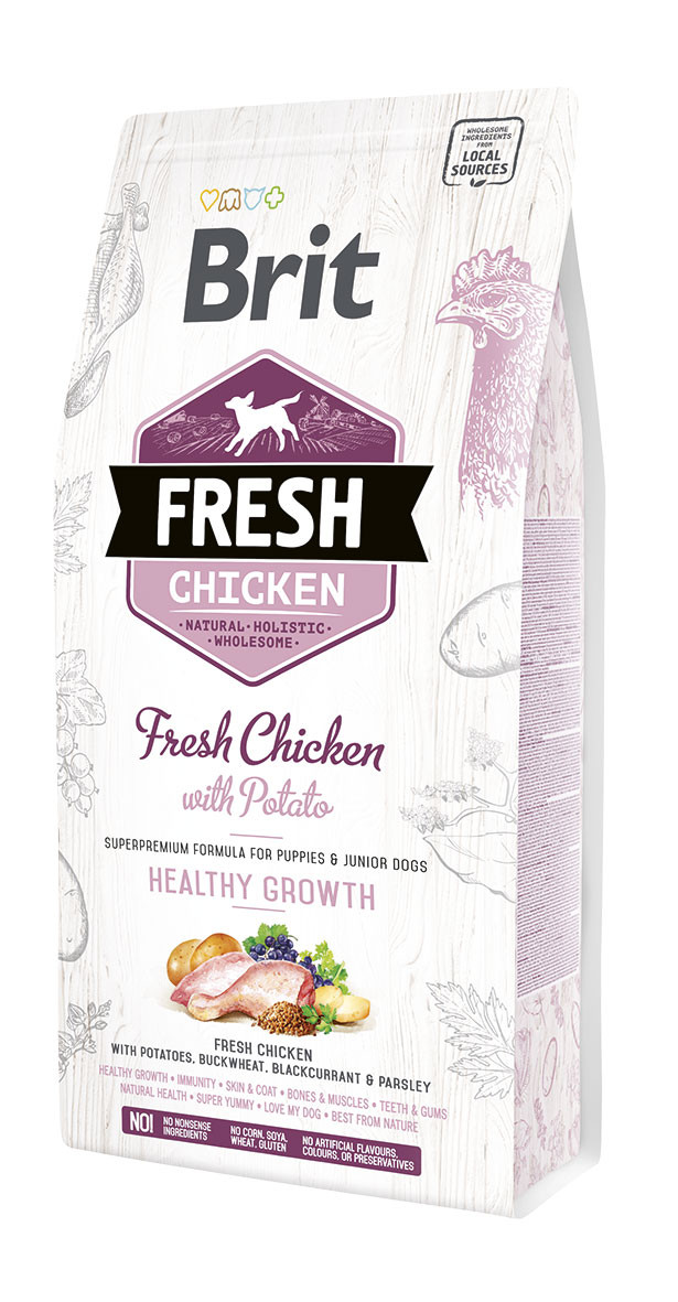 Brit Fresh Chicken with Potato Puppy Healthy Growth