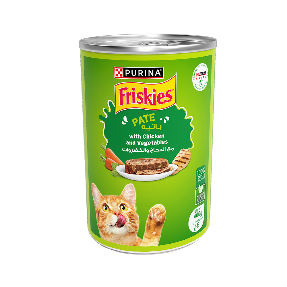 Friskies Chunkpound with Chicken and Vegetables Canned Cat Food - 400 g