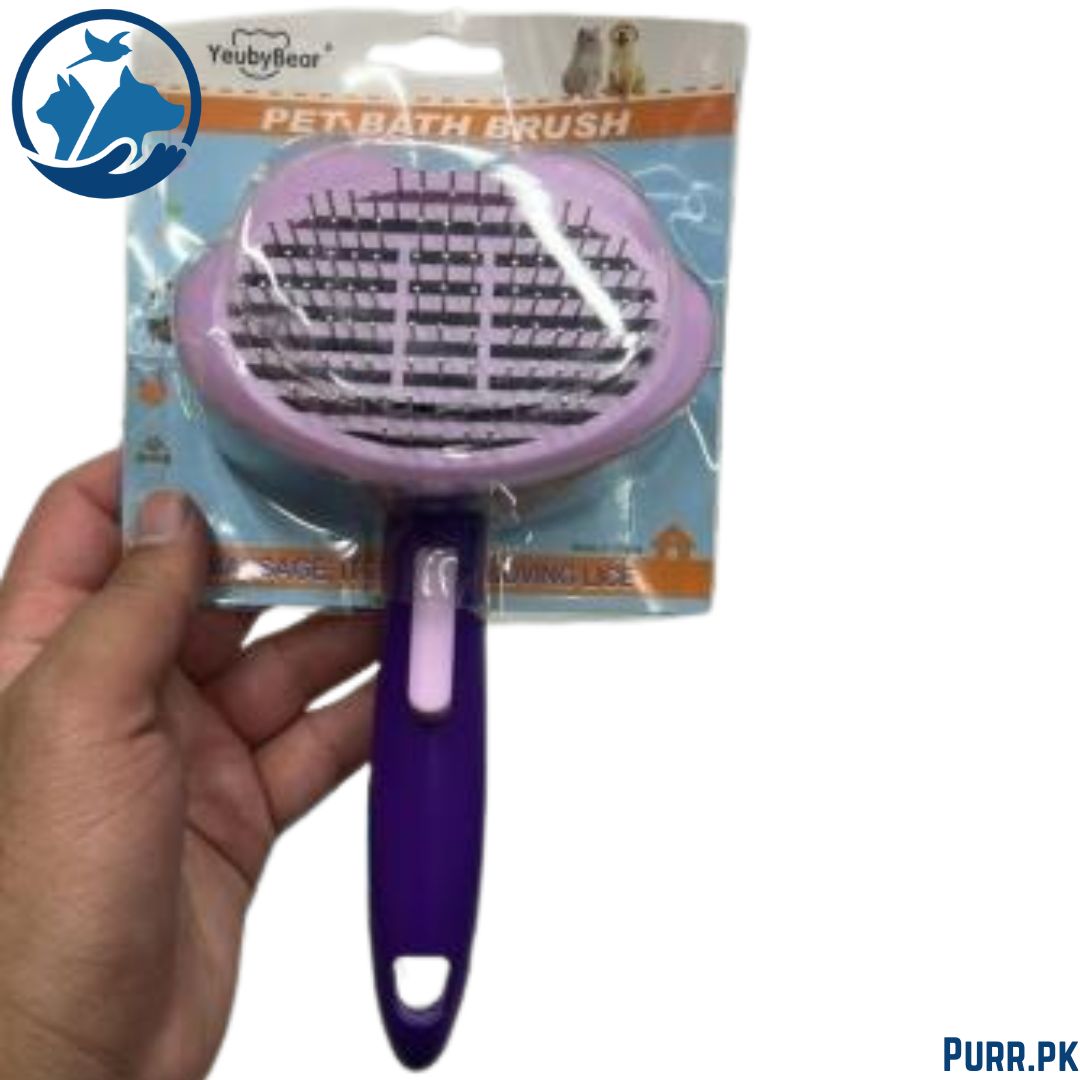 Front Button Brush Paw Shaped With Packing XL