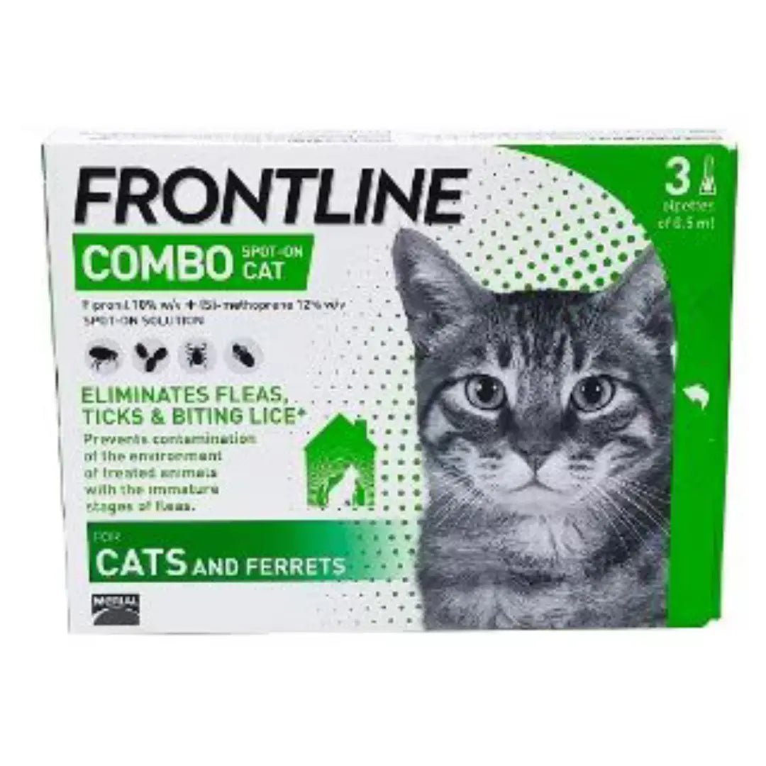 FRONTLINE FLEA & TICK SPOT ON COMBO FOR CATS