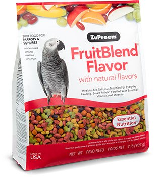Zupreem FruitBlend Flavor Medium & Large Parrot Food 3.5 lbs (1.59 kg)