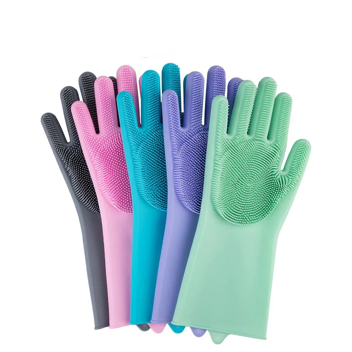 Silicone Full Hand Pet Bath Gloves